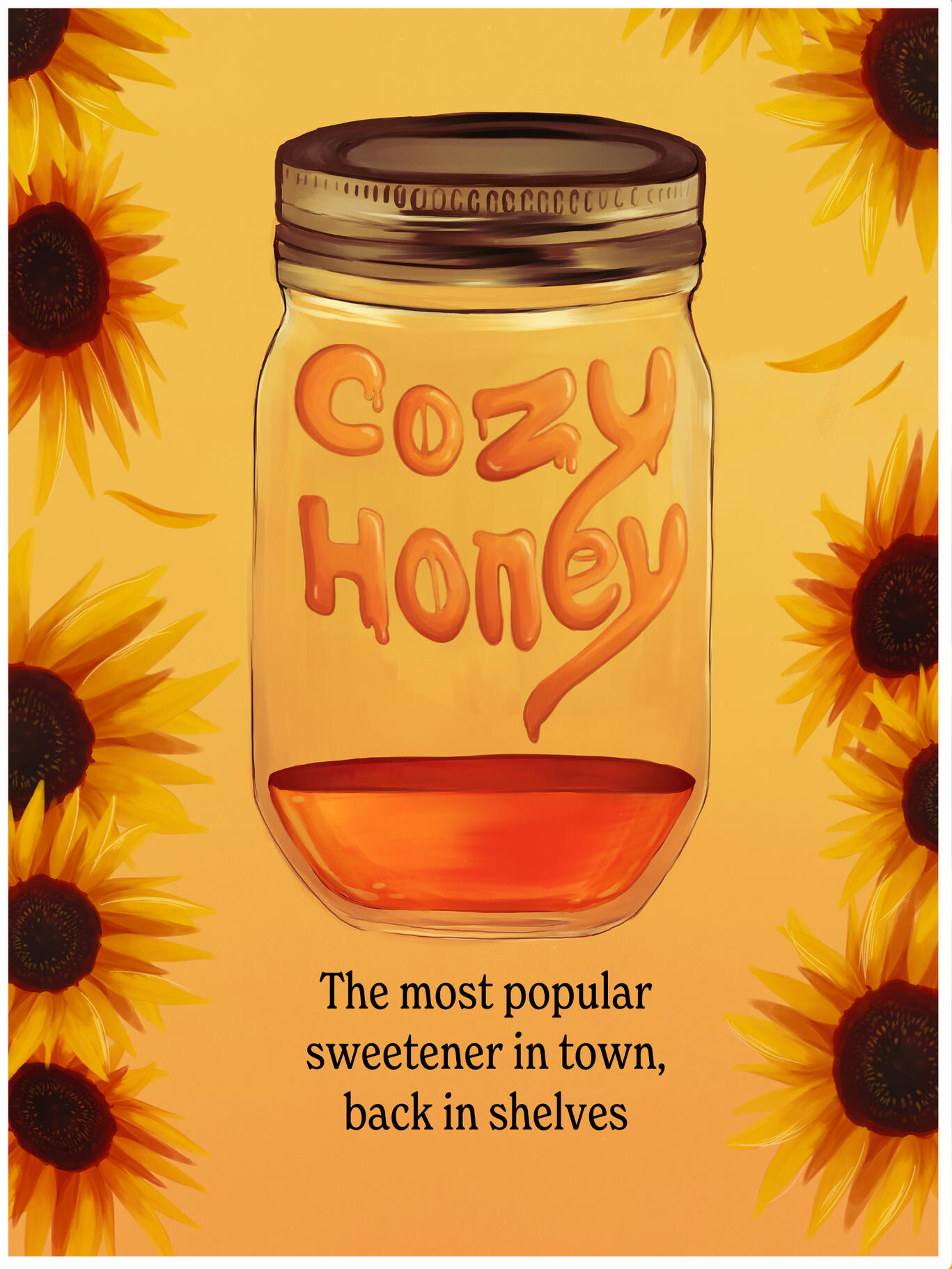 Cozy Honey Concept Poster