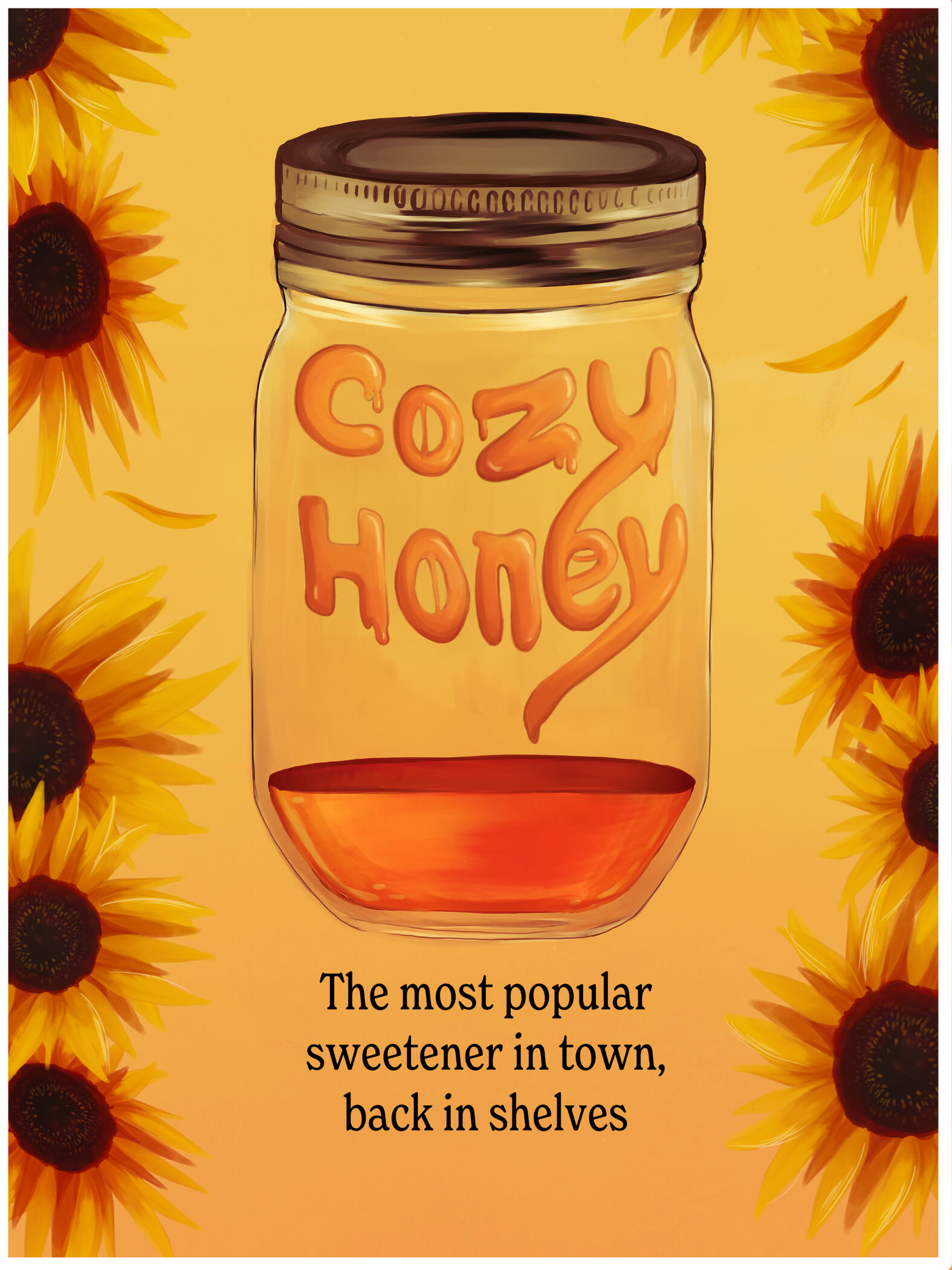 Cozy Honey Concept Poster