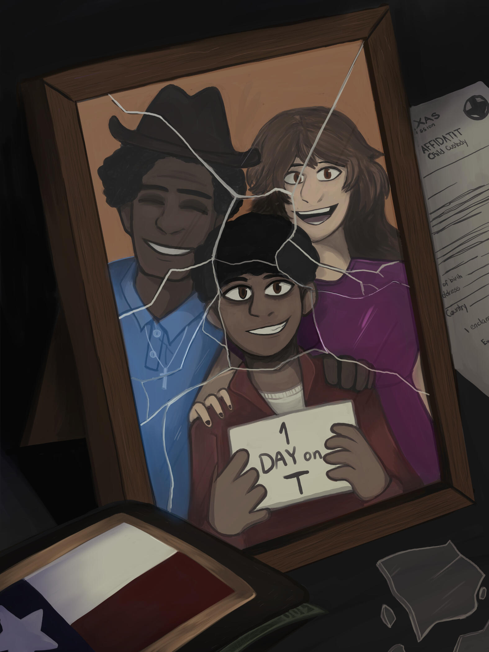 Texas Tribute Illustration Article